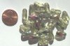 25 13mm Twisted Ovals - Jonquil Vitrail